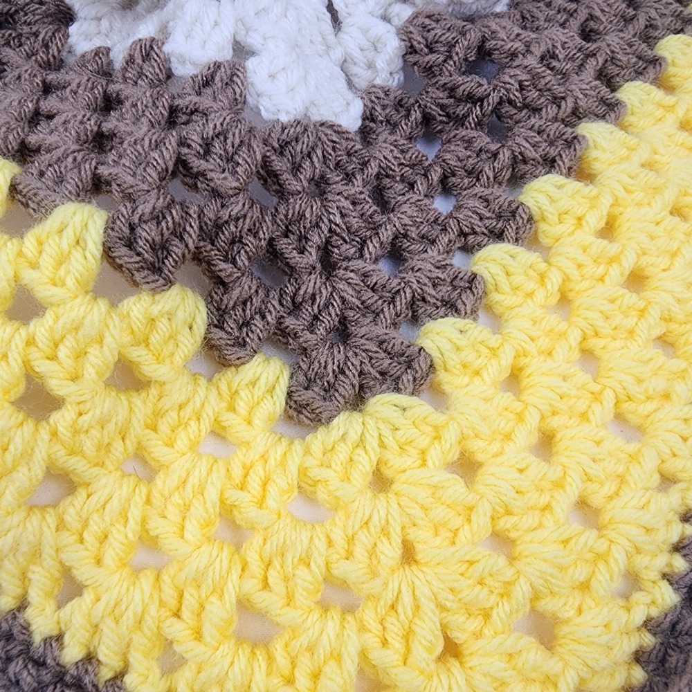 Owl Security Lovey Handmade Crochet Baby Blanket-Unisex Shower Gift‎ Child - Picture 5 of 5